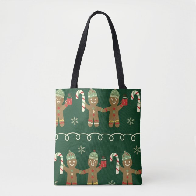 Bolsa Tote Sacos de Presente de Natal – Essenciais para Embru (Frente)