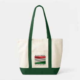 Bolsa Tote Sacos de texto personalizados de bandeira húngara