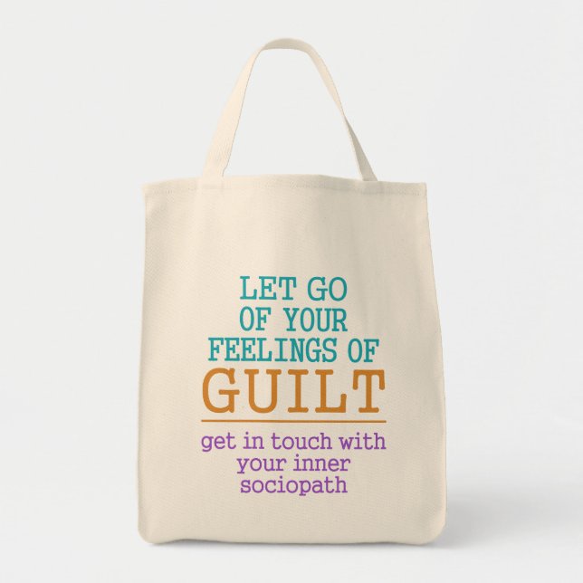 Bolsa Tote Sacos de tote de Autoconhecimento engraçados (Frente)