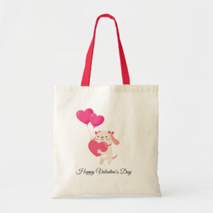 Bolsa Tote Sacos de Tote de Dia de os namorados de Ursinho gi