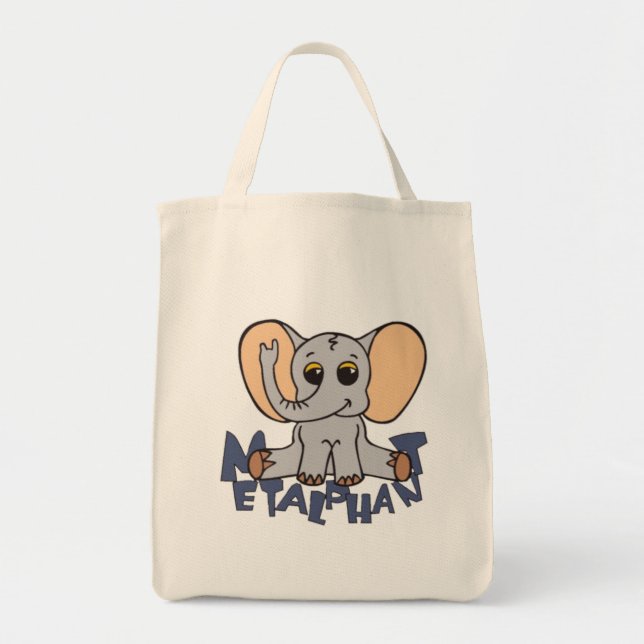 Bolsa Tote Sacos de Tote de Elefante Metalfante - Vários Esti (Frente)