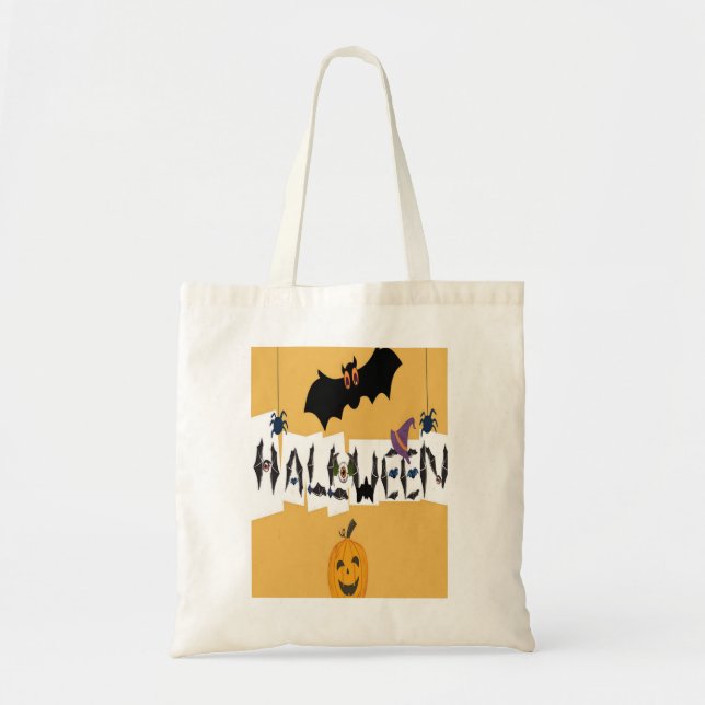 Bolsa Tote Sacos de Tote de Halloween .03 (Frente)