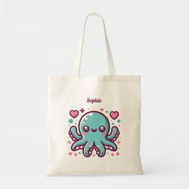 Bolsa Tote Sacos de Tote de Octopus (Frente)