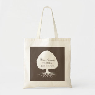 Bolsa Tote Sacos de tote de reunião familiar com símbolo de