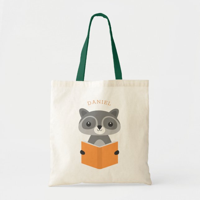 Bolsa Tote Sacos de Tote Raccoon (Frente)