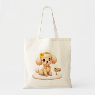 Bolsa Tote Sacos de Tote (um Poodle RungJi Cute)