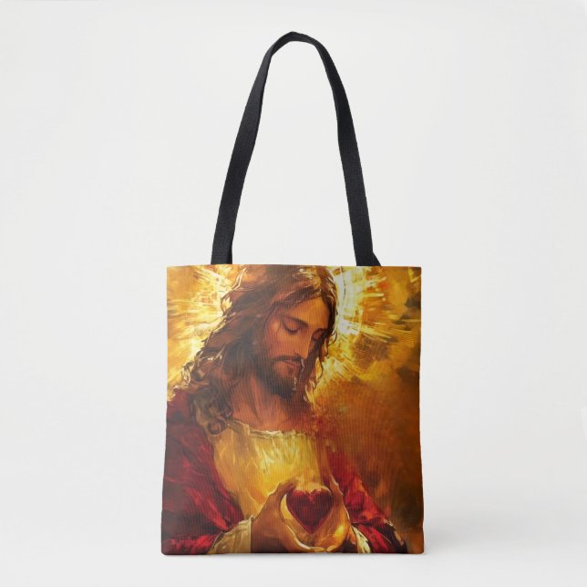 Bolsa Tote Sacred Heart of Jesus  (Frente)