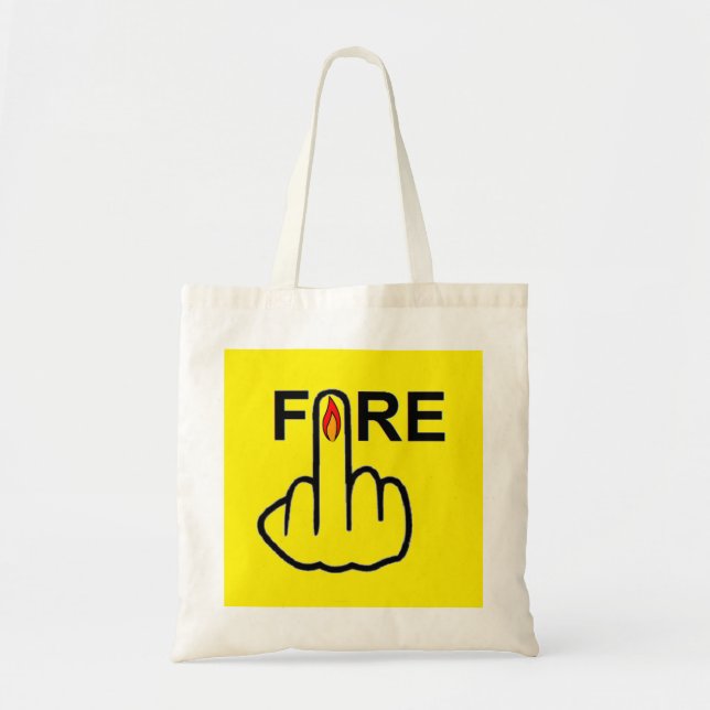 Bolsa Tote Sacudir de incêndio de pano (Frente)