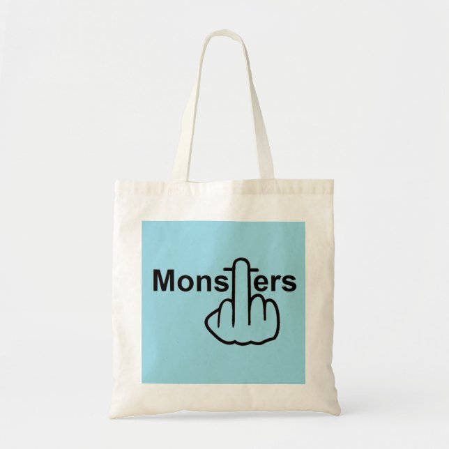 Bolsa Tote Sacudir Monstro do Bag (Frente)