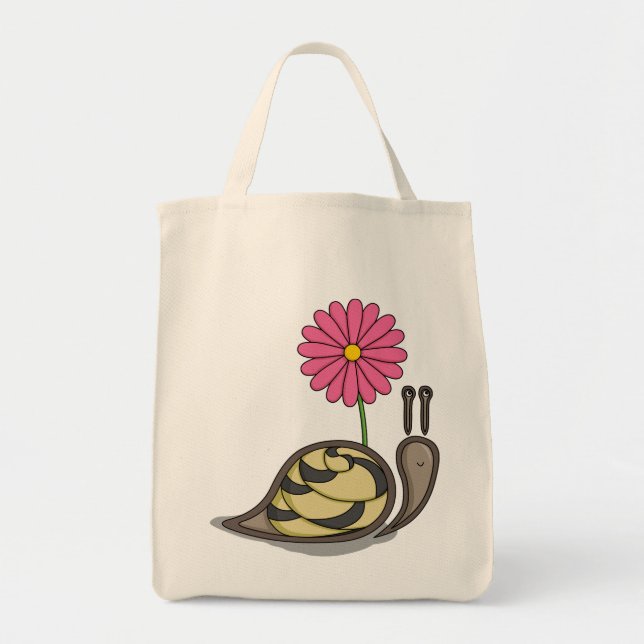 Bolsa Tote Sadie the Snail Tote Bag (Frente)