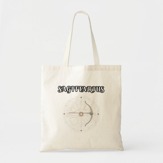 Bolsa Tote sagittarius zodiac (Frente)