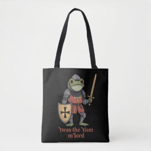 Bolsa Tote Sagrado T'era O 'Tismo M'Senhor Cavaleiro Medieval