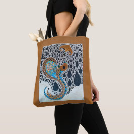 Bolsa Tote Sahara Pérolas Tribais