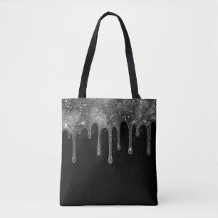 Bolsa Tote Saia com Estilo com Este Preto + Branco