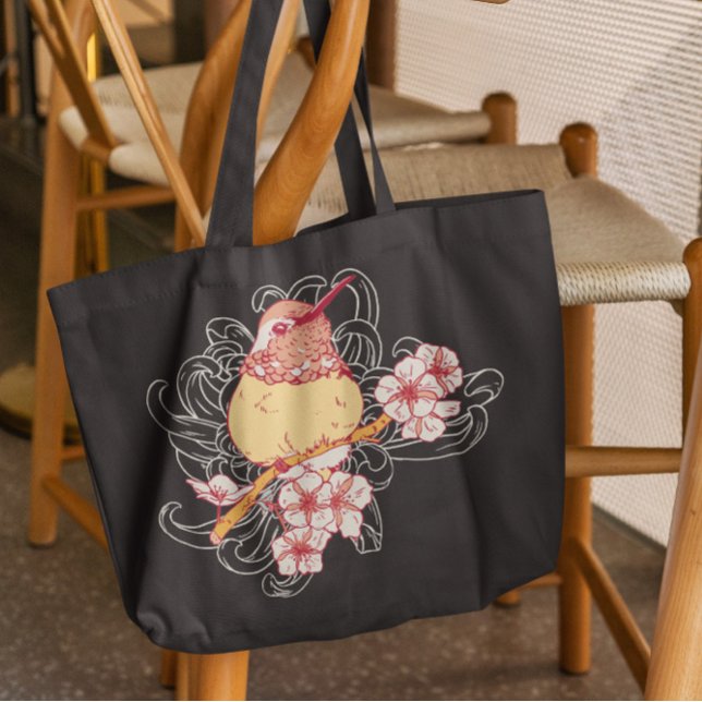 Bolsa Tote Sakura Bird (Criador carregado)