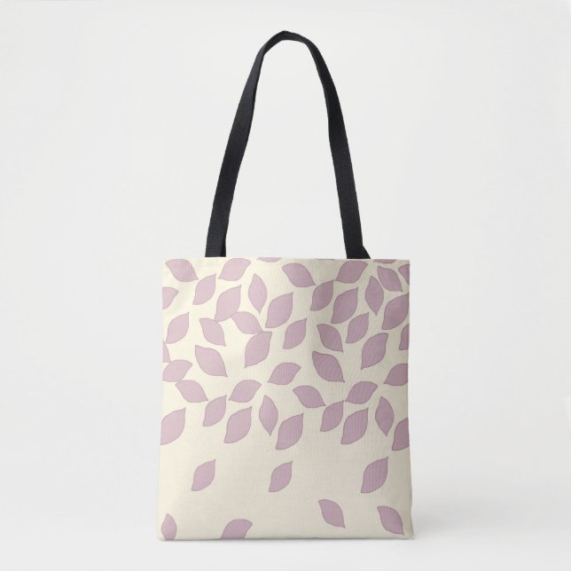 Bolsa Tote Sakura de cherryblossom de padrão bonito (Frente)