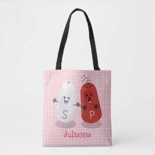 Bolsa Tote Sal kawaii e cartografia dos pimentões