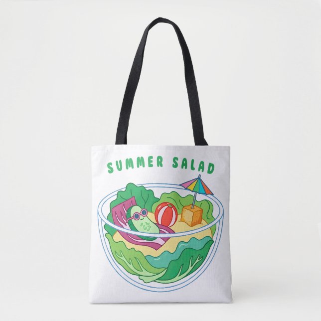 Bolsa Tote Salada de Verão (Frente)