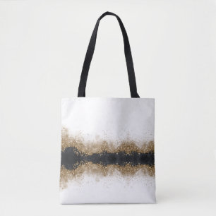 Bolsa Tote Salão de Cabeleireiro Dourado & Preto