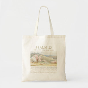 Bolsa Tote Salm 23 NKJV O Senhor é o Meu Pastor