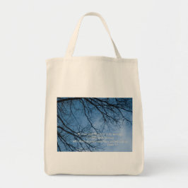 Bolsa Tote Salmo 5:3 A minha voz vai ouvir de manhã