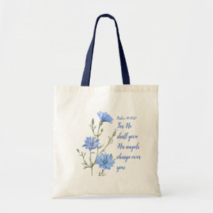 Bolsa Tote Salmo 91 Ele Dará Seus Anjos Inspirador