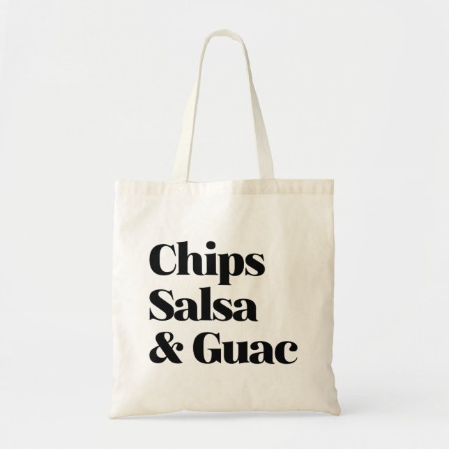 Bolsa Tote Salsa Chips E Guac (Frente)