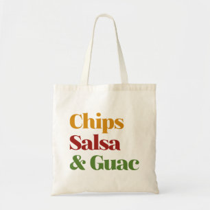 Bolsa Tote Salsa Chips E Guac