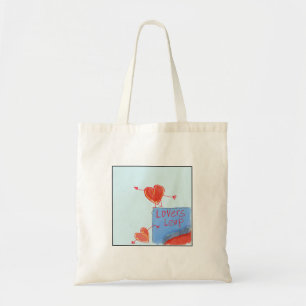 Bolsa Tote Salto dos Amantes Ilustrado Excêntrico