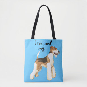 Bolsa Tote Salvamento de Terrier Fox com Fio