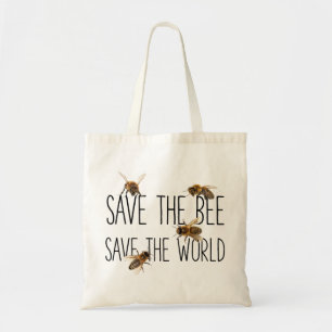 Bolsa Tote Salvar a abelha! Salvar o mundo! Vive o design