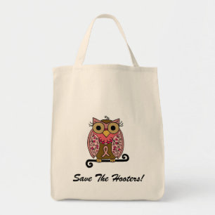 Bolsa Tote Salvar o saco da coruja dos Hooters