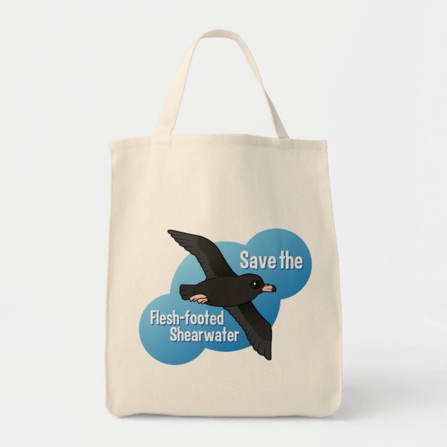 Bolsa Tote Salvar o Shearwater Carne-footed (Frente)