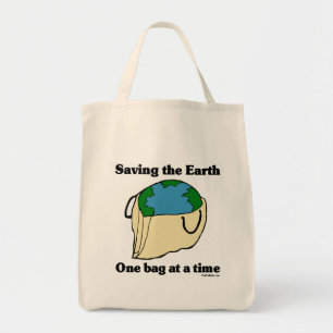 Bolsa Tote Salvar o totebag da terra