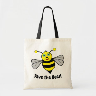 Bolsa Tote Salve a abelha!Saco