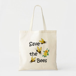 Bolsa Tote Salve a barra de ferramentas das abelhas