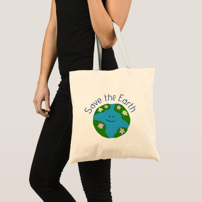 Bolsa Tote Salve a Terra (Frente (produto))