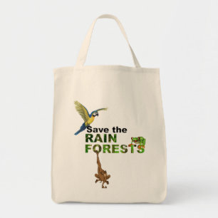 Bolsa Tote Salve as florestas tropicais