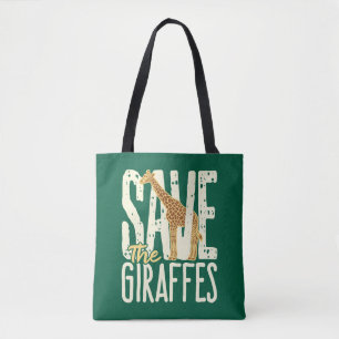 Bolsa Tote Salve as Girafas Girafa Lover