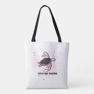 Bolsa Tote salve nosso oceano