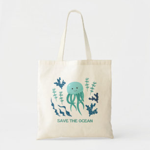Bolsa Tote Salve o oceano 