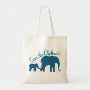 Bolsa Tote Salve os Elefantes