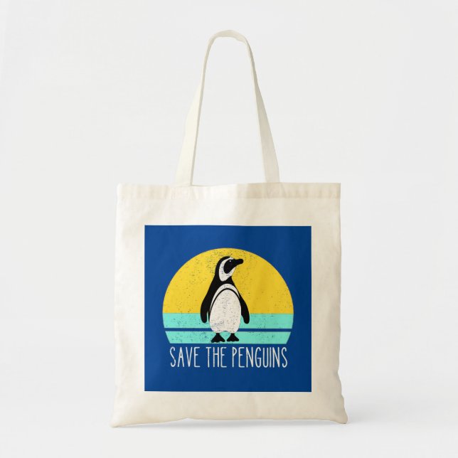Bolsa Tote Salve Os Pinguins (Frente)
