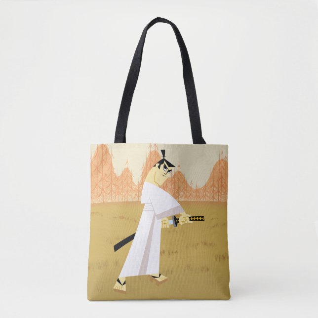 Bolsa Tote Samurai Jack Drawing Sword (Frente)