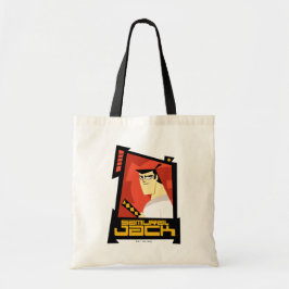 Bolsa Tote Samurai Jack Sorria Gráfico de Quadro Futurístico