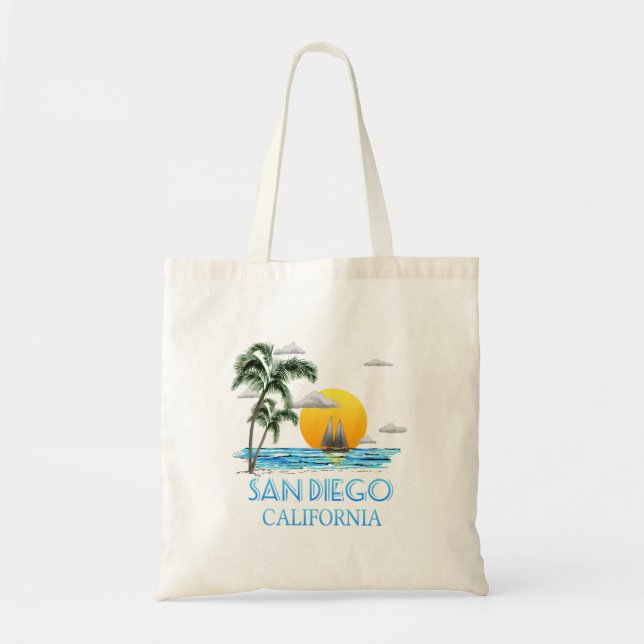 Bolsa Tote San Diego California - Navegação (Frente)