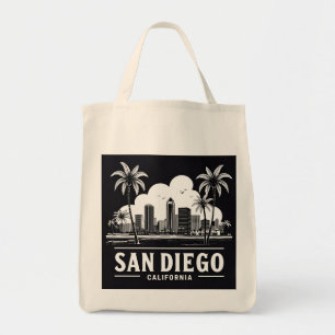 Bolsa Tote San Diego California Skyline