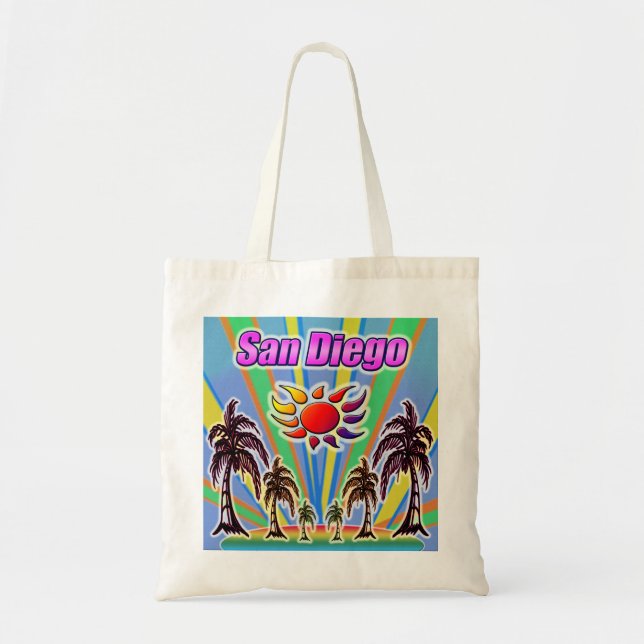 Bolsa Tote San Diego Summer Love Tote Bag (Frente)