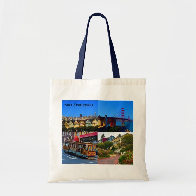 Bolsa Tote San Francisco Atrações #3 Tote Bag (Frente)