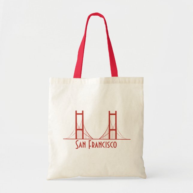 Bolsa Tote San Francisco Califórnia golden gate bridge (Frente)